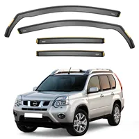 Déflecteurs de vent pour Nissan X-Trail MK2 T31 2007-2013 SUV 5 portes, lot de 4