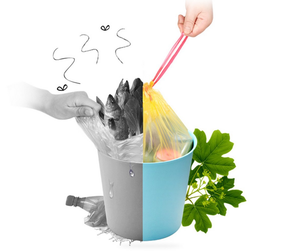 YC <strong>5</strong> Gallons <strong>Drawstring</strong> Trash <strong>Bag</strong> Colorful Small Waste Basket <strong>Bags</strong> Strong Kitchen <strong>Garbage</strong> <strong>Bag</strong> for Kitchen Bathroom Office - Product Image 5