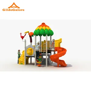 GlideGalore Outdoor Playground Paradise Plastic Slide Swing y más para el disfrute máximo de los más pequeños
