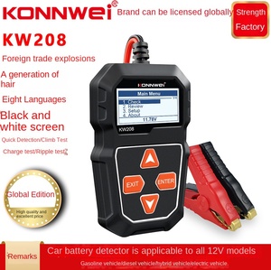 Détecteur de résistance de batterie de voiture KW208 8-16V, portée 1m-30m, précision 0.1, avec lampe torche, emballage boîte couleur - Product Image 4