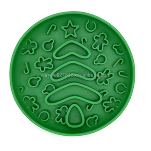 Accessoires pour chiots pain d'épice homme béquille étoile interactive silicone chien congélateur personnalisé chien lécher tapis noël mangeoire lente - Product Image 1