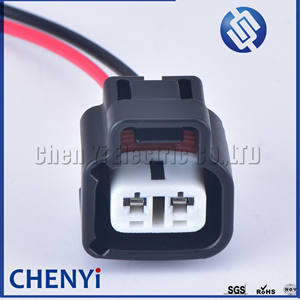 ช่องเสียบสวิตช์โซลินอยด์สุญญากาศ2ขาปลั๊กกันน้ำสำหรับ Toyota 192000-3130พร้อมสายไฟ - Product Image 5