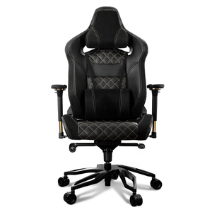 <span class=keywords><strong>Chaise</strong></span> de jeu SCougars de luxe en PVC respirant Royal ARMOR PRO Sillas Gamer en alliage d'aluminium doré magnétique 4D avec accoudoir - Product Image 3