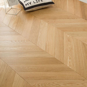 Parquet multicouche en chêne blanc moderne à motif Versailles, système de clic, pour villa, salon, luxe - Product Image 3