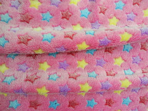 Pentagramme-Flare Double Face Flanelle Tissu Brossé Tricoté Pet Mat Couverture Pyjamas et Robe de Chambre avec Impression Couleur pour Jouets - Product Image 3