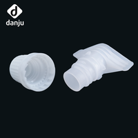Bouchon de bec verseur en plastique de 9,6 mm, portable et durable, matériau sûr, qualité alimentaire certifiée, pour emballage souple en sachet