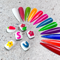 8g Fluorescence Haute Viscosité Non Collant Logo Personnalisé Marque Privée Nail Art Extension Solide Construction Gel Polonais