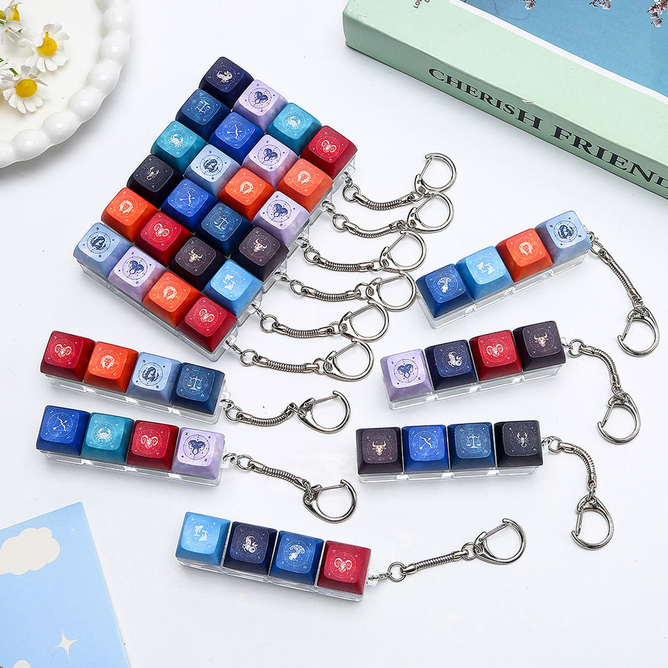Constellation Themed Decompression Clicker Fidget Keyboard Cap Pendant ...