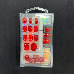 Uñas postizas de marca privada con efecto ojo de gato, calidad de salón, OEM, ODM, con efecto magnético, uñas a presión. - Product Image 1