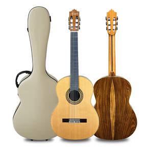 <span class=keywords><strong>Guitare</strong></span> <span class=keywords><strong>classique</strong></span> Hauser Aiersi professionnelle, finition brillante, entièrement en cèdre/épicéa, instrument à cordes en nylon <span class=keywords><strong>classique</strong></span> espagnol - Product Image 1