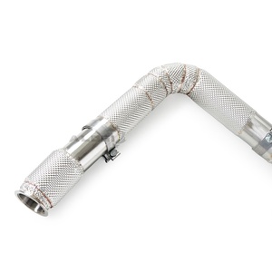 Tubo di Scarico Isolato con Catalizzatore per Porsche Boxster <span class=keywords><strong>S</strong></span> 718S 2.0T 2016-2023, in Acciaio Inox SS304 ad Alte Prestazioni - Product Image 2