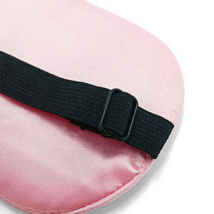 Masque pour les yeux de sommeil en soie 100% de luxe de nouvelle mode, masque pour les yeux en soie 100% bloquant la lumière confortable réglable - Product Image 5