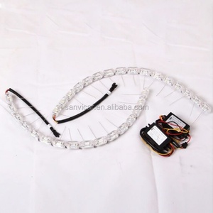 Hot Selling Led Flexible Drl Strip Daytime Running Light Universal Led Strip Sequential Drl Dual Color Car Retrofit Kit - Product Image 1