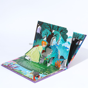 Cutomizaton fabricación a todo Color ambiental soja tinta impresión tablero personalizado solapa libros para niños Pop Up 3D <span class=keywords><strong>libro</strong></span> - Product Image 2