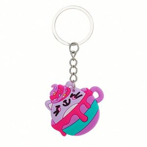 Custom Cheap Rubber Keychain Manufacturers Wholesale Promotion Key Ring Souvenir Birthday Gifts - Product Image 4