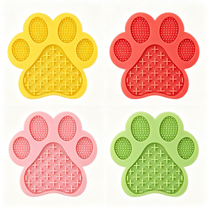 Tapis de léchage personnalisé en silicone pour l'alimentation lente, en forme de patte, avec ventouse, pour chiens et chats - Product Image 2