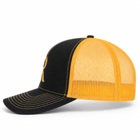 Gorra de playa unisex de 6 paneles de perfil bajo, estructurada, con malla trasera y logotipo bordado, de alta calidad, personalizada al por mayor.