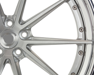 Jantes forgées en aluminium 3 pièces, jantes multi-pièces à rebord progressif, PCD personnalisé 5X100 5X108 5x114.3 5x112 5x115 5x120, modèle Mustang 3 S Y X - Product Image 5