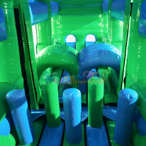 Large party parcours d'obstacles gonflable <b>inflatable</b> jungle bouncy castle obstacle course for adults - Product Image 5