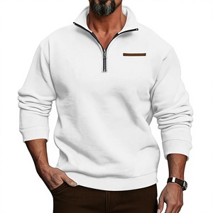 OEM Heavyweight Cotton Zip Hoodie Vintage Streetwear Full Zip Boxy Fit Logo Print Design Premium Men Hoodie - Product Image 1