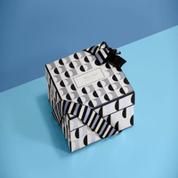 Boîte-cadeau recyclable de luxe de parfum d'huile essentielle de carton de conception de logo personnalisé avec l'impression UV pour la bouteille de parfum 30ml 50ml