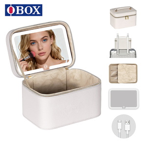 Bolsa de Maquillaje de Viaje OBOX con Espejo HD de 3 Colores para Tatuadores, Organizador de Gran Capacidad para Trabajo de Campo - Product Image 1