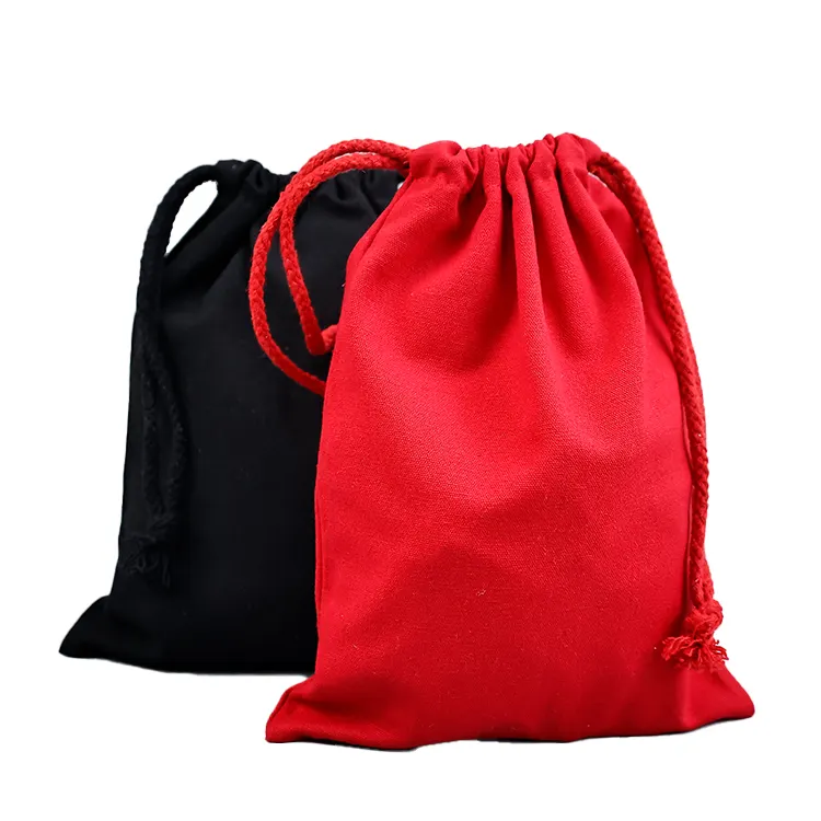 Petits sacs-cadeaux en velours avec cordon de serrage avec logo de luxe personnalisé en gros pochettes pour l'emballage de bijoux