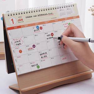 <span class=keywords><strong>2026</strong></span> סגנון חדש מודפס מותאם אישית ידידותי לסביבה גודל חודשי דלפק קידום מכירות לוח זמנים - Product Image 3