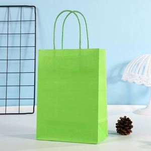 Bolsas de Compra Resistentes, Ecológicas, Biodegradables y Reciclables, Hechas de Papel Kraft, a Prueba de Humedad, Aptas para Microondas, para Supermercados, OEM/ODM - Product Image 1