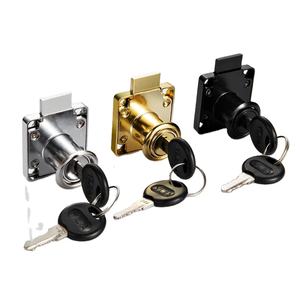 आधुनिक जस्ता मिश्र धातु कार्यालय डेस्क दराज लॉक सिलेंडर ने कंप्यूटर डेस्क कैबिनेट फर्नीचर लॉक कुंजी के साथ - Product Image 2