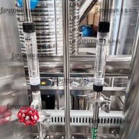 Système de traitement d'eau par osmose inverse industriel en acier inoxydable 1000L/H à une étape, avec moteur et contrôle PLC, capacité personnalisable