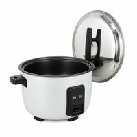 Cuisinière à riz électrique commerciale grande capacité, 5 modèles au choix (3,6L, 4,2L, 5,6L, 8,5L, 10L) pour hôtel et buffet, avec cuve antiadhésive