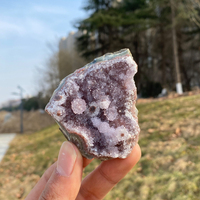 Großhandel Natürlicher Regenbogen-Amethyst Rohkristall-Cluster Heilstein für Heimdekoration & Reiki
