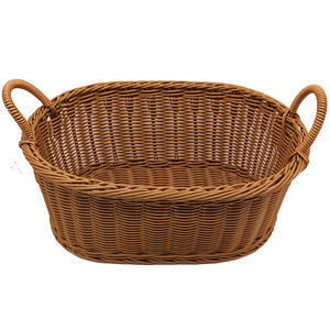 Cesti Regalo <span class=keywords><strong>in</strong></span> <span class=keywords><strong>Vimini</strong></span> All'Ingrosso con Manici <span class=keywords><strong>per</strong></span> Picnic e Conservazione Alimenti, Cesti Portatili - Product Image 5