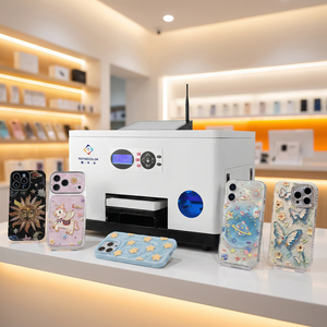 เครื่องพิมพ์เคสโทรศัพท์ Refinecolor พิมพ์เร็วเพียงสองนาที ระบบพิมพ์ UV CMYKW พิมพ์เคสโทรศัพท์แบบกำหนดเองได้ รองรับเคสโทรศัพท์ทุกรุ่นยอดนิยม - Product Image 1