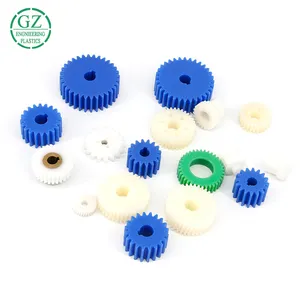 plastic gear manufacturer custom cnc poly amide pom spiral bevel gear nylon hypoid gears