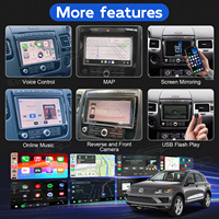 Kit d'interface de décodeur sans fil Apple CarPlay Android Auto pour VW Touareg RCD550/RNS850, mise à niveau pour Volkswagen 2010-2018