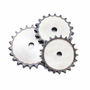 3分06B 31/32/33/34/35/36/39-60歯スチールギアプレート付きフラットスプロケット - Product Image 4