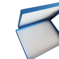 Boîte-cadeau d'emballage d'écharpe de vêtement en papier de carton rigide de base de couvercle de qualité supérieure de luxe de bonne qualité avec logo personnalisé