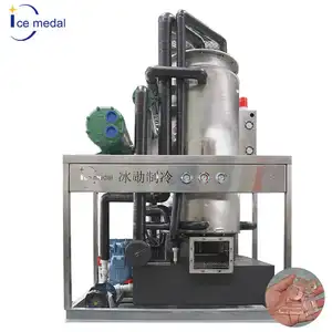 Sản phẩm hot nhà máy bán hàng trực tiếp 3000kg Ice ống máy để bán nước muối Ống Ice Making Machine imt3