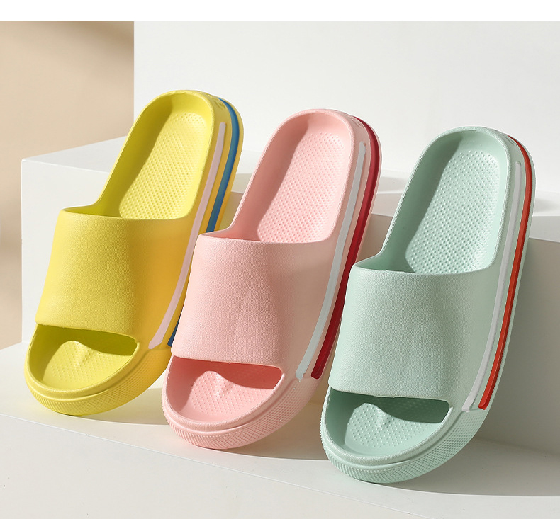 Fashion Women Men Bathroom Slides Shoes Slippers Summer Flat Sandals Shoes Wholesale