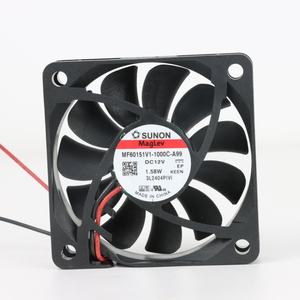 Sunon MF60151V1-1000C-A99 110mA 12VDC 60x60x15มม. 1.58วัตต์4700รอบต่อนาทีตู้แบริ่ง26.4CFM พัดลมระบายความร้อนตามแนวแกนอินเวอร์เตอร์ - Product Image 1
