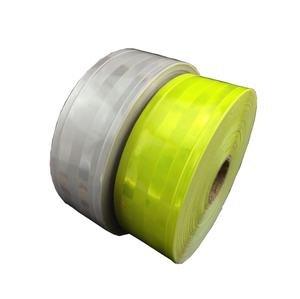 Tissu décoratif haute visibilité bande réfléchissante en PVC pour vêtements - Product Image 4