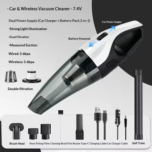 Aspiradora Inalámbrica para Auto de Alta Potencia, Portátil, de Doble Sistema, con Iluminación y Alta Succión - Product Image 6