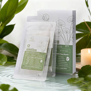 قناع وجه مهدئ ومرطب من السنتيلا الآسيوية المخمرة والمعقمة، مناسب للبشرة الحساسة والمعرضة لحب الشباب، قناع ورقي مهدئ للعناية بالبشرة في السبا - Product Image 2