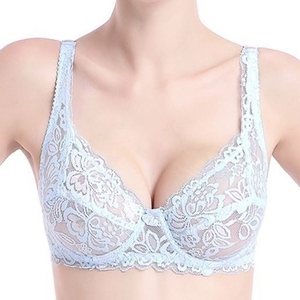 FF6288 Reggiseno da donna in pizzo con ferretto, sexy, in rete, balconette, senza fodera, chiusura posteriore, non imbottito, lingerie sexy - Product Image 1