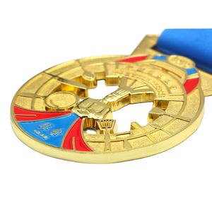 Maillot de médaille en métal avec lanière, produit bon marché, pour Sport, à l'école, vente en gros, - Product Image 2