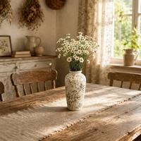 Vase de table en céramique créatif en forme de branche de fleur, style nordique minimaliste, grande décoration d'intérieur pour comptoir de bar