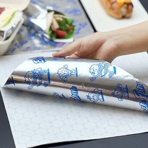 На заказ маслостойкая алюминиевая фольга, сотовая пергаментная бумага для выпечки, Упаковочная крафт-бумага, пищевая фольга, сэндвич-бумага для гамбургеров - Product Image 6