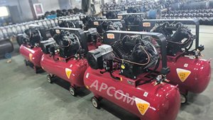 Compresor de Aire de Pistón APCOM, Tanque de 500L, 7.5KW 10HP, Uso Industrial, 220V CA, Modelo Estacionario - Product Image 5